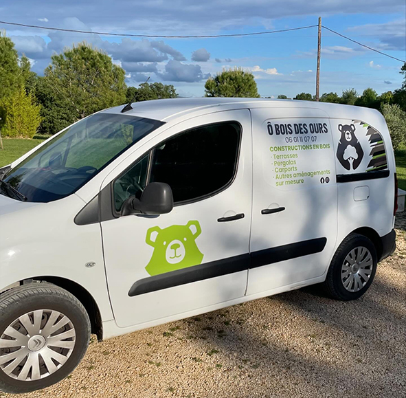 Flocage véhicule dans le gard pour entreprise