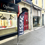 Drapeau publicitaire impimerie sur Ales dans le gard