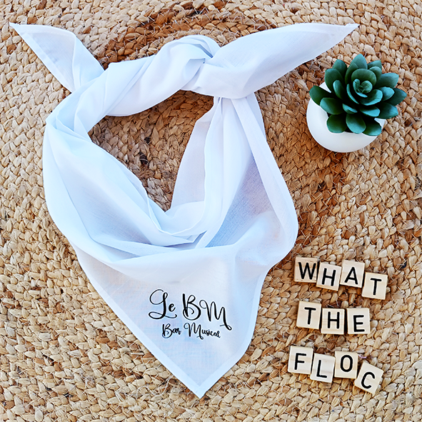 Bandana pour fête votive et feria floqué
