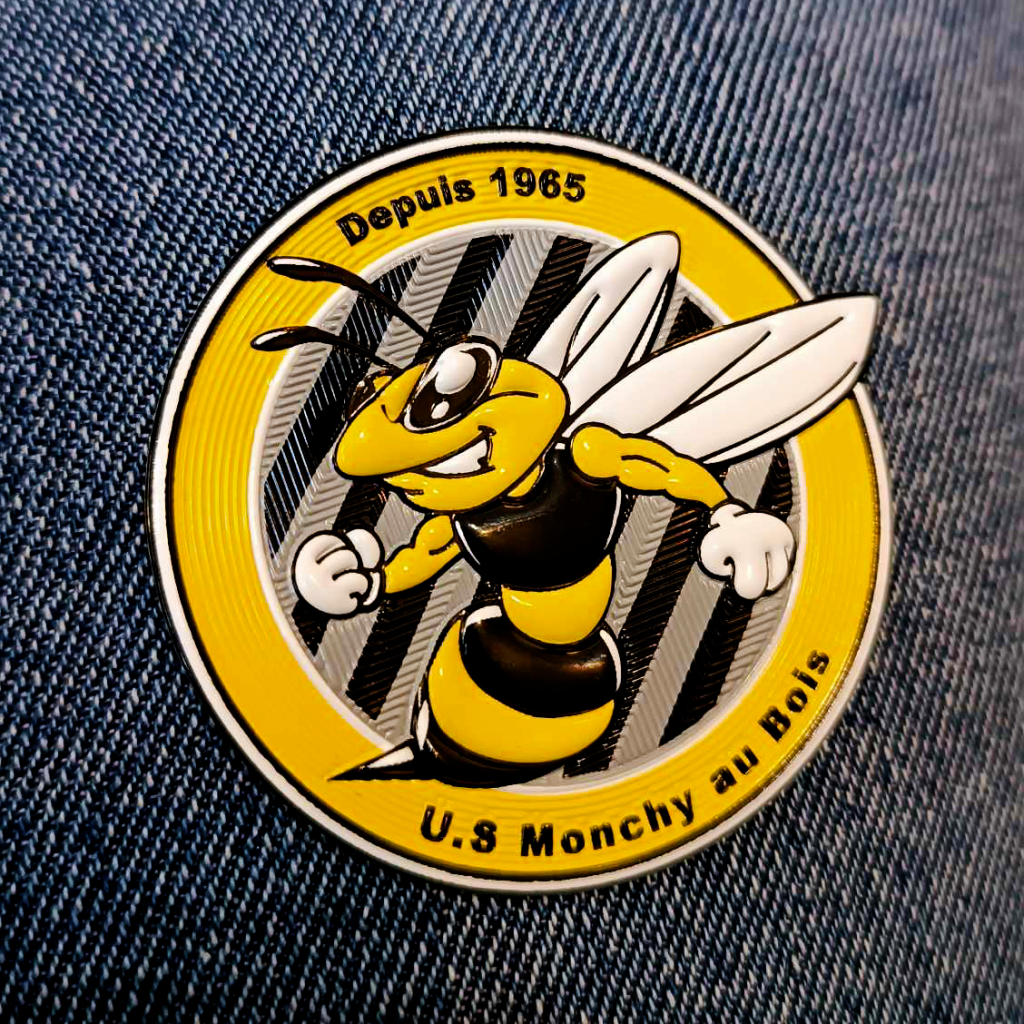 écusson pvc 3D personnalisé pour logo d'entreprise de qualité idéal pour société, club sportif ou association