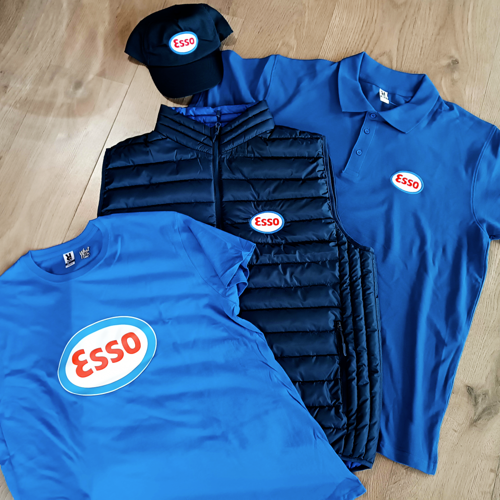 Broderie et flocage pour station essence Esso