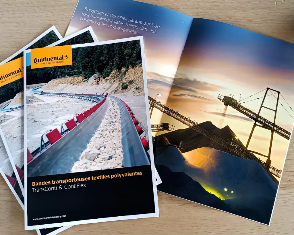 impression e rochures / catalogue pour continental sur ales dans le gard