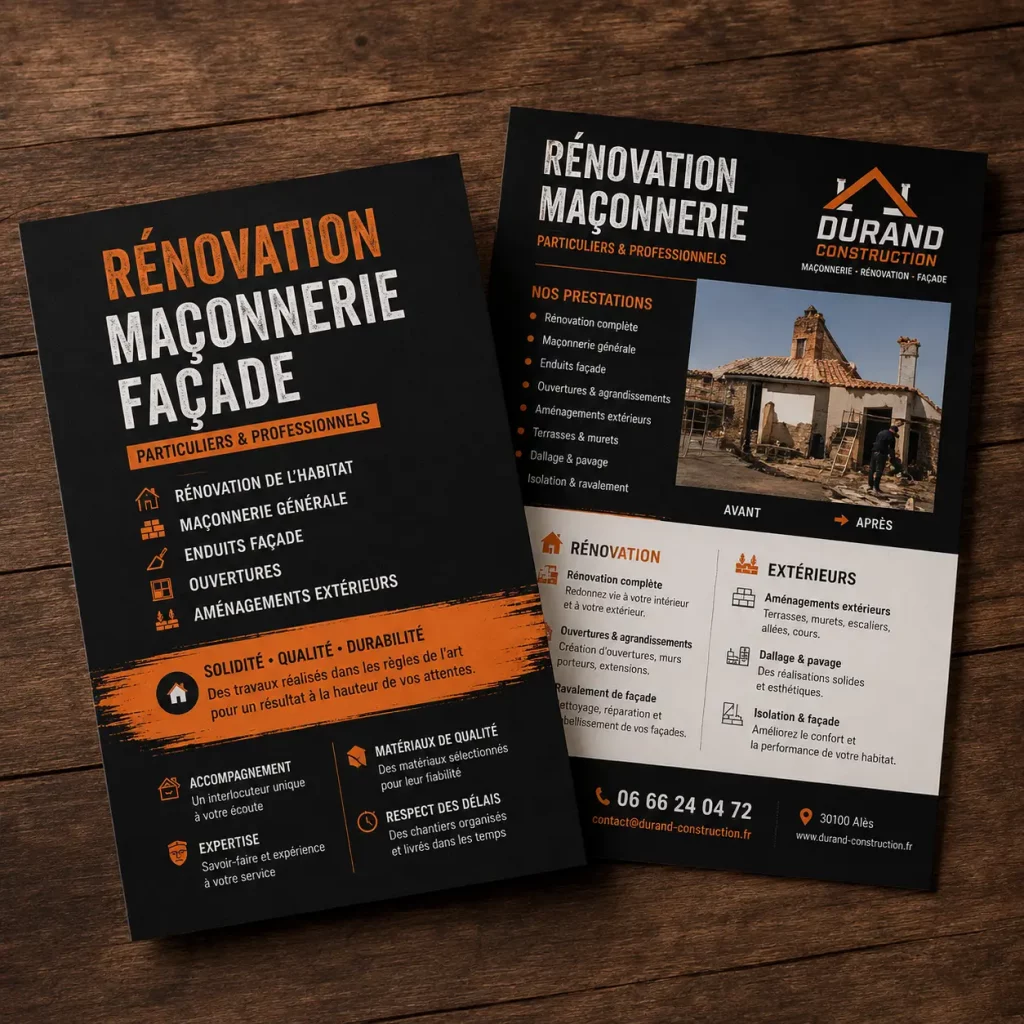 Imprimerie pour les pros dans le gard pour les flyers